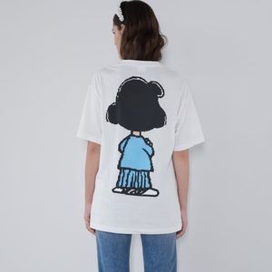 Zara | Tops | Zara Peanuts Lucy T Shirt 